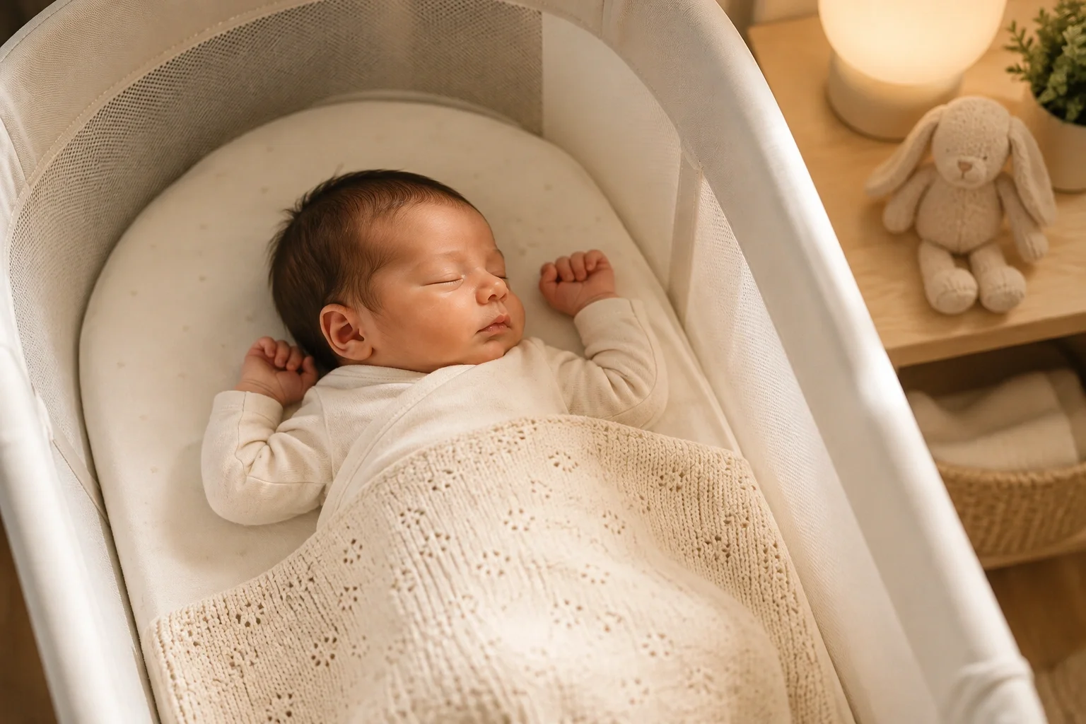 Newborn Sleep Guide - Safe sleep practices and schedules
